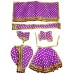 REAL SEED Radha Krishna/Vishnu Laxmi Hand Made Beautifully Crafted Handmade Poshak | Bhagwan Ke Vastra | God Dress | Multicolored Attractive Size - Medium Dress Size - 5 Inches