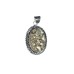 REAL SEED Natural Golden Pyrite Crystal Unisex Pendant for Wealth, Prosperity and Good Luck, A++ Quality Gemstone Stone Healing Crystals