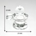 Real Seed Natural Sphatik Shivling for Home Temple, Puja, Car Dashboard | Clear Crystal Lingam Idol - 2.5 CM, 15 Grams