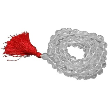 Sphatik Jaap Mala For Pooja and Astrology 108+1 Beads