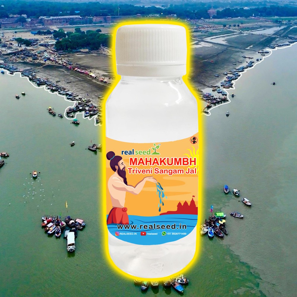 Mahakumbh Triveni Sangam Gangajal, Triveni Sangam Jal, Experience The Blessings of Maa Ganga at Home 60ML (Not For Drinking)