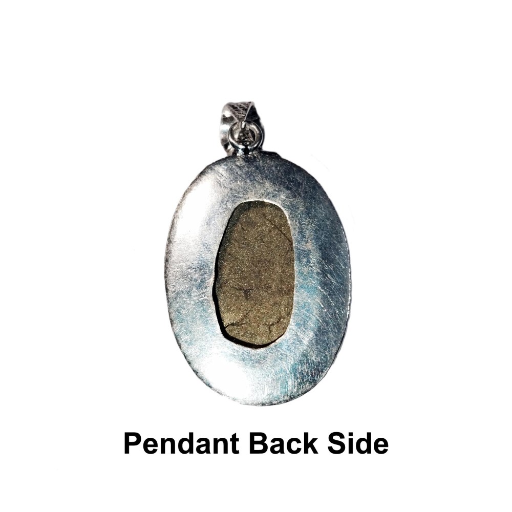 Golden Pyrite Crystal Unisex Pendant for Wealth, Prosperity and Good Luck, A++ Quality Gemstone Stone Healing Crystals