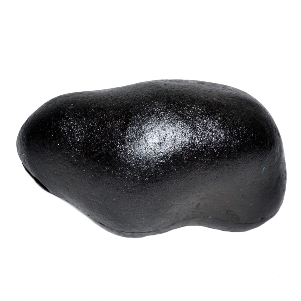 Shivling Shaligram Shila Super Rare Stone from Gandaki River, Nepal | Size - 9 x 6.4 x 5 CMS Weight - 360.00 GMS